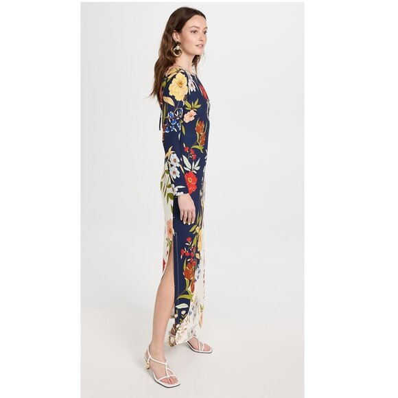 Cara Cara Aria Stretch Crepe Maxi Floral Dress - Picture 5 of 16